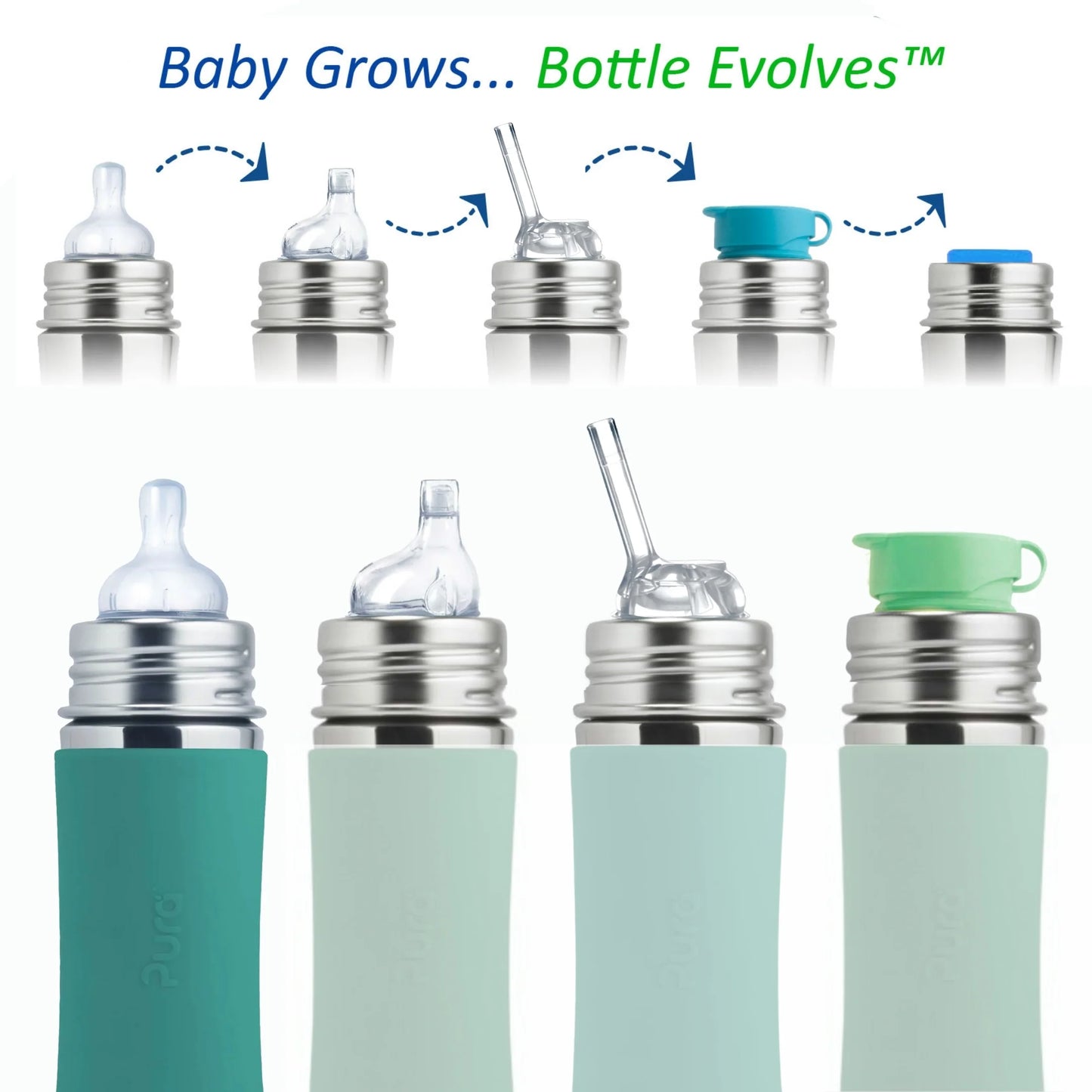 Pura Kiki Tåteflaske - 325 ml