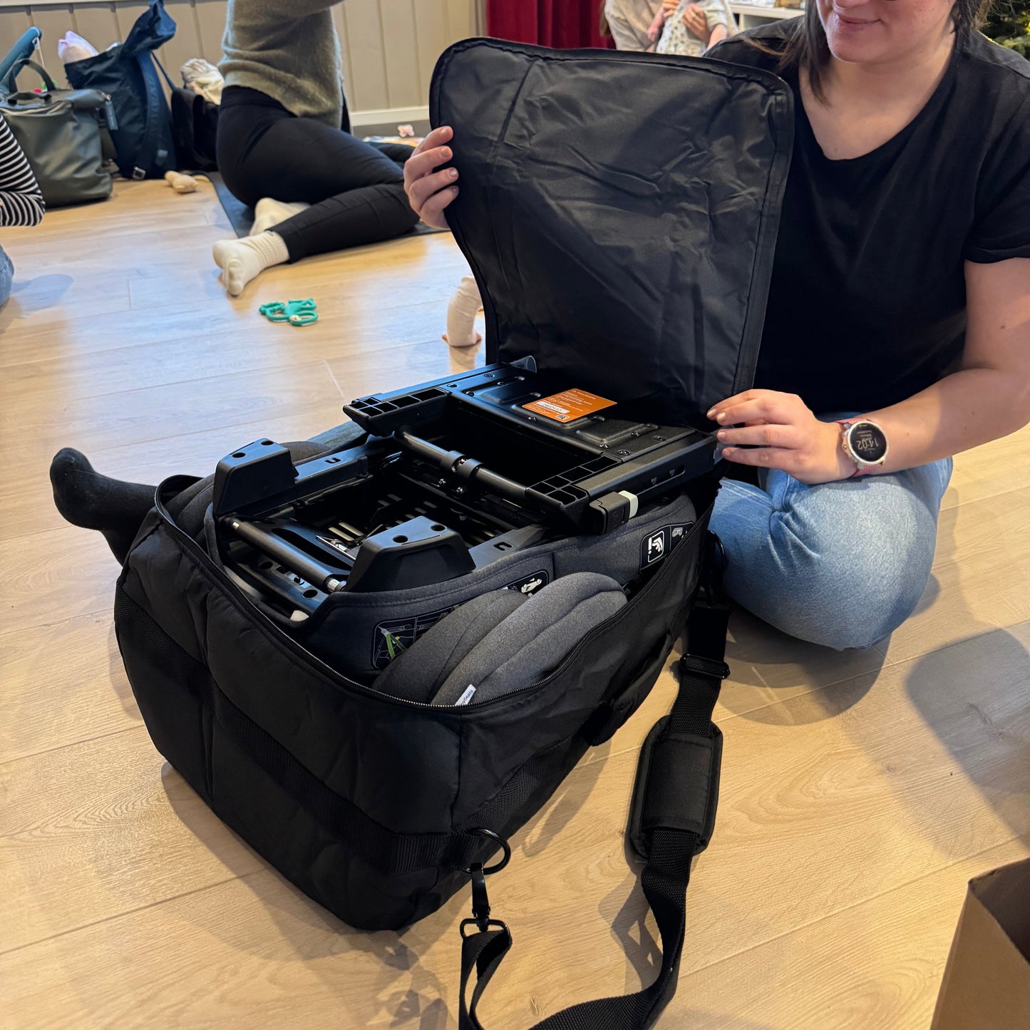Bæreveske/skulderbag for TinySeats Two bilstol
