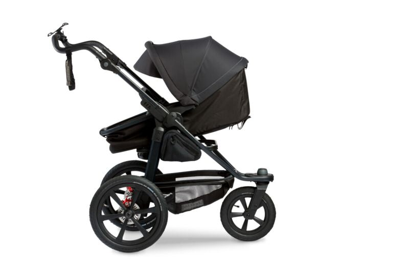Sportsvogn, løpevogn, joggevogn, barnevogn ligner Thule Urban Glide, og topp kvalitet. Har vendbar sittedel, kombidel, babybag, bagvogn til sittedel sømløst. passer fra nyfødt til 3 - 4 år.