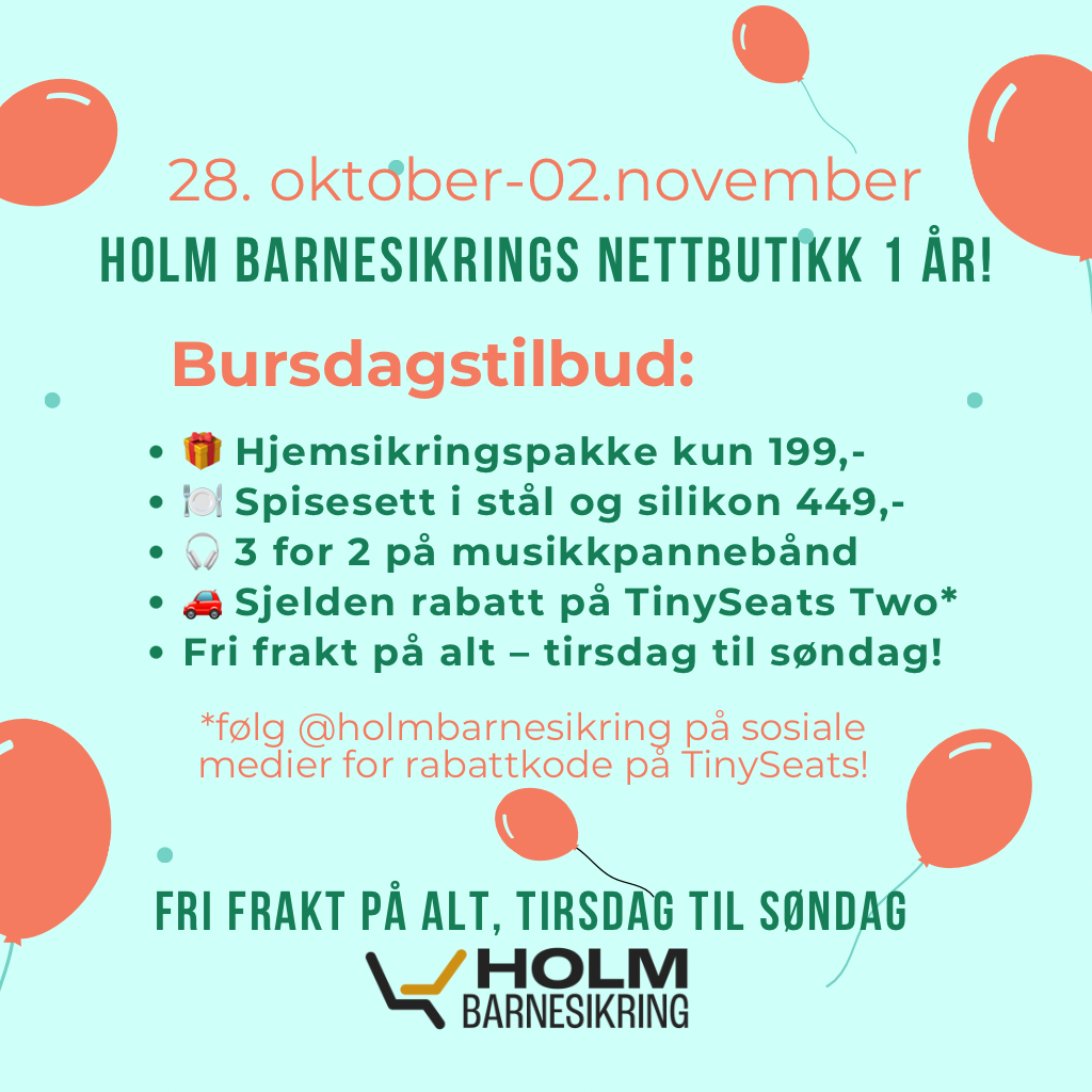 Holm Barnesikrings nettbutikk feirer 1 år!