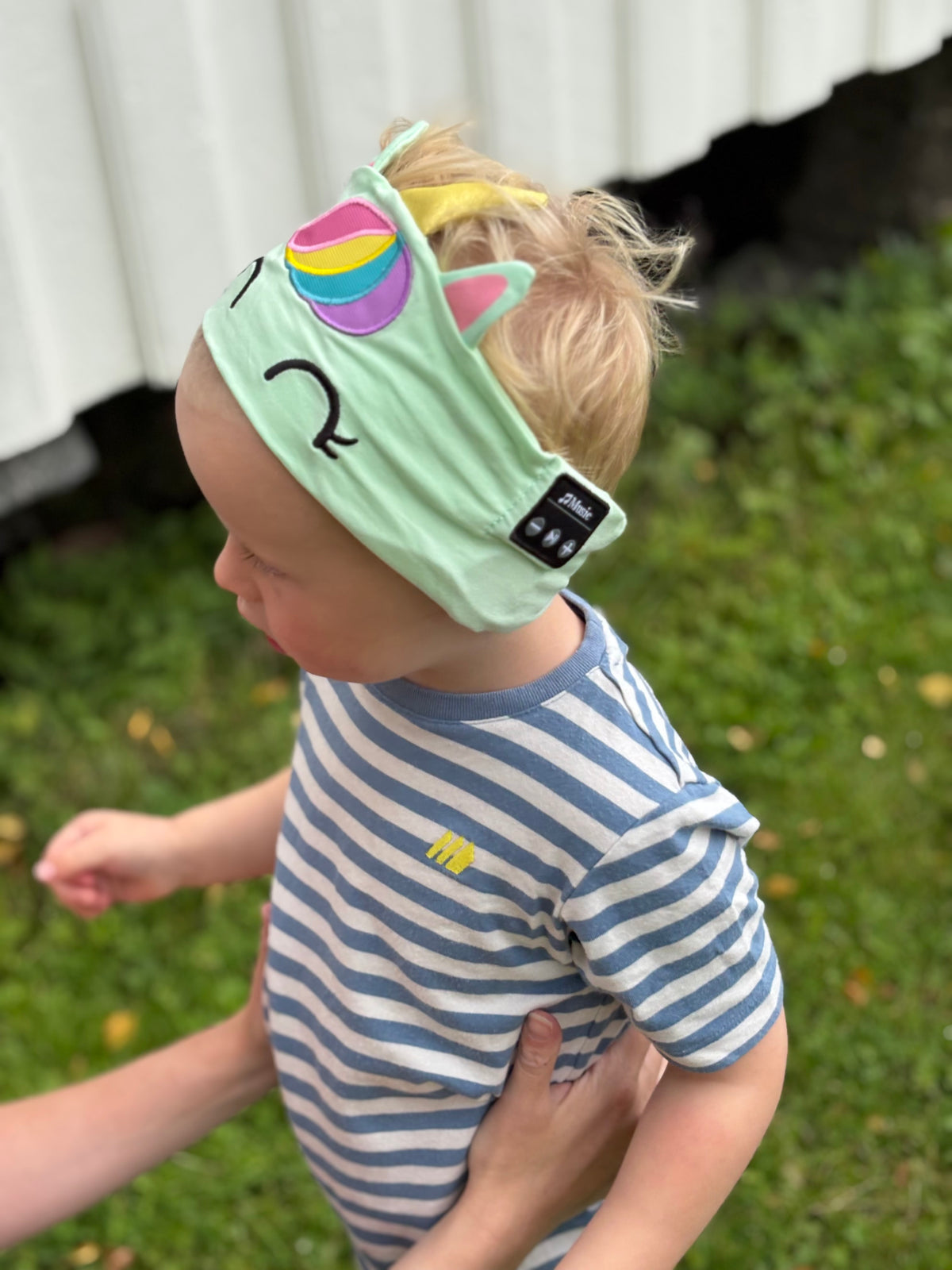 Musikkhodebånd med Bluetooth - Enhjørning 🦄🎵