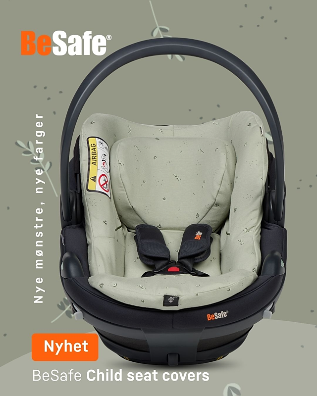 BeSafe trekk til bilstol - nye mønstre!