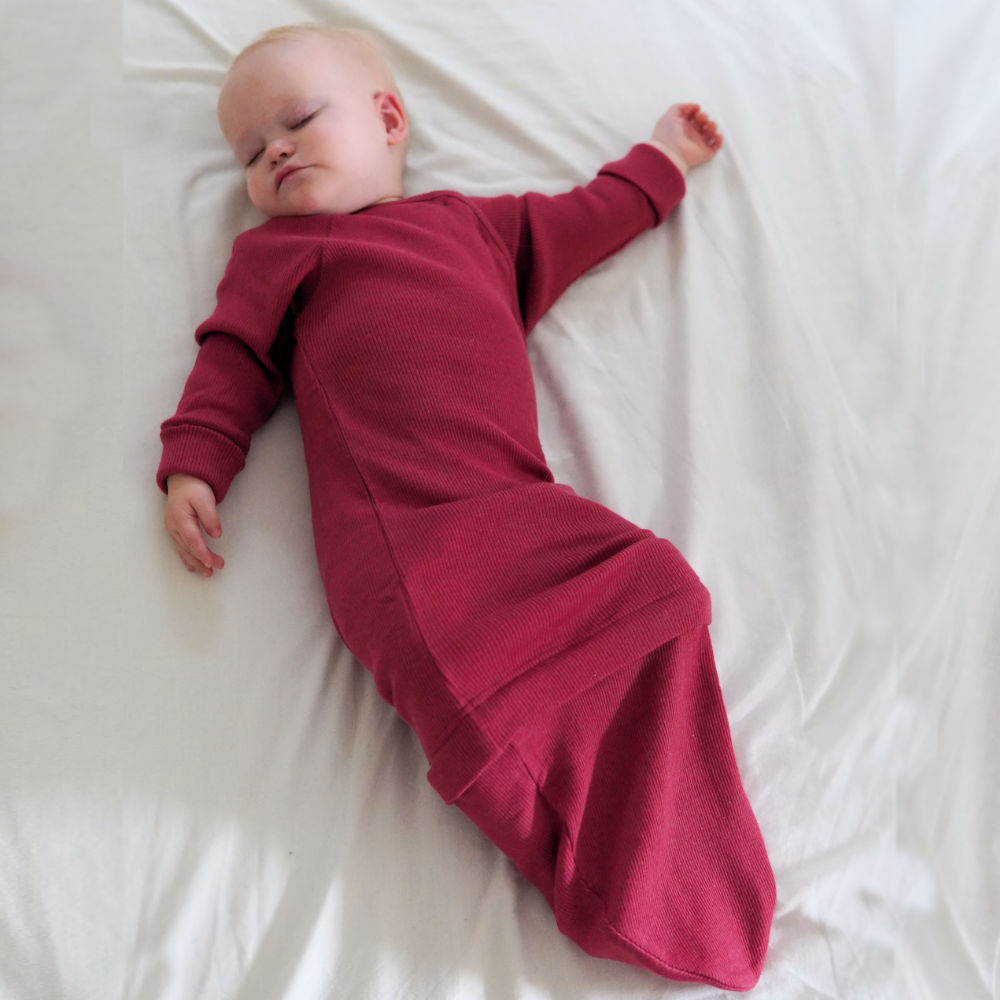 Natural Woollies sovesekk i ubehandlet merinoull, langermet