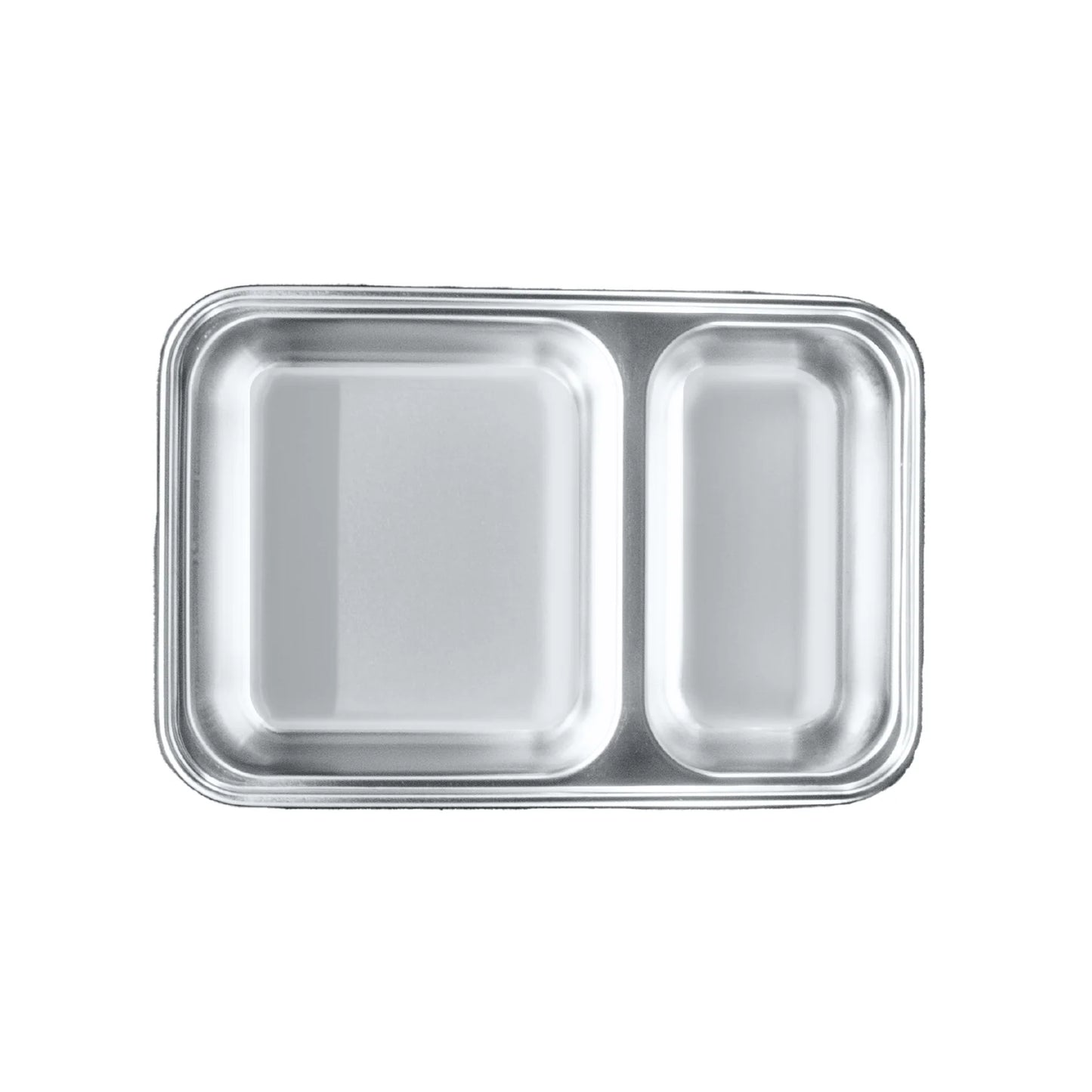 Pura Matboks i rustfritt stål 800 ml (500+300 ml)