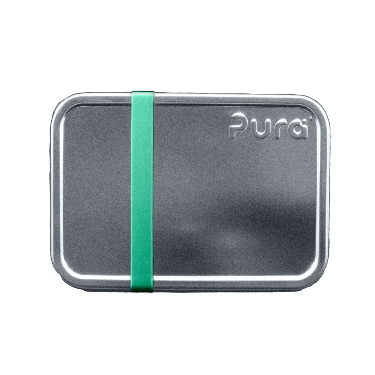 Pura Matboks i rustfritt stål 800 ml (500+300 ml)