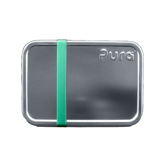 Pura Matboks i rustfritt stål 800 ml (500+300 ml)